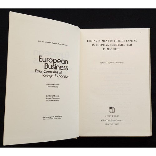 789 - The Investment of Foreign Capital in Egyptian Companies and Public Debt, by A.E.Crouchley, Cairo 193... 