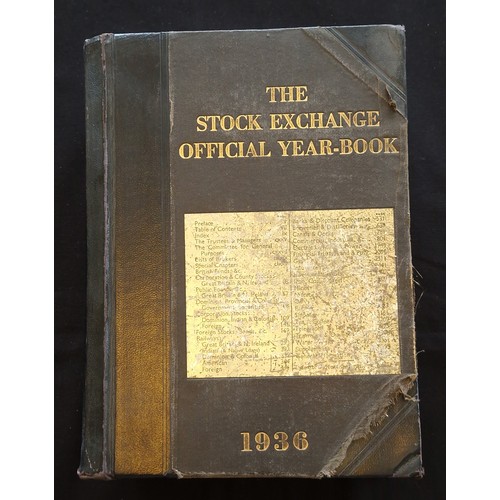 784 - The Stock Exchange Official Year-Book, 1936, ccxx + advertisements + 3488pp, essential reference for... 