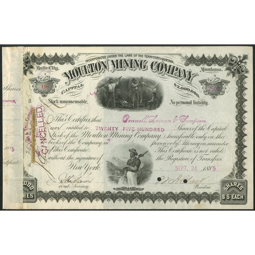 732 - ** U.S.A.: Louisville and Southern Indiana Traction Co., Preferred stock, 190[9], #920, signed by Sa... 