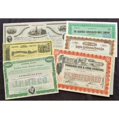 651 - U.S.A.: A miscellaneous group of certificates comprising Portland Gas & Coke Company, [1932]; A ... 