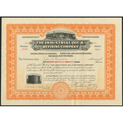 640 - U.S.A.: A Collection of 12 mainly Eastern oil certificates, comprising Milliken Company, 19[17]; App... 