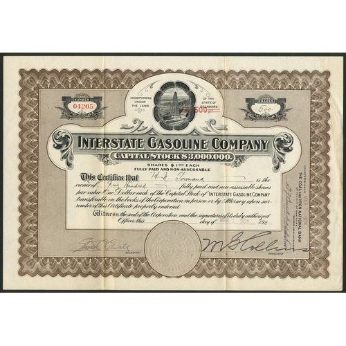 640 - U.S.A.: A Collection of 12 mainly Eastern oil certificates, comprising Milliken Company, 19[17]; App... 