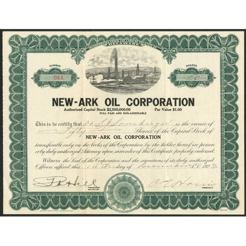 640 - U.S.A.: A Collection of 12 mainly Eastern oil certificates, comprising Milliken Company, 19[17]; App... 