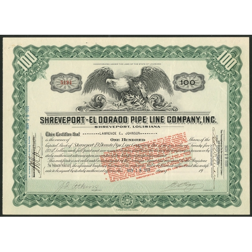 641 - U.S.A.: Western & Mid-Western Oils: A selection of 13 different certificates, comprising Interna... 