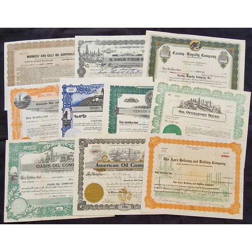 785 - U.S.A.: A group of 10 mostly western oil companies, 1917-45. Please see images for more details. Gen... 