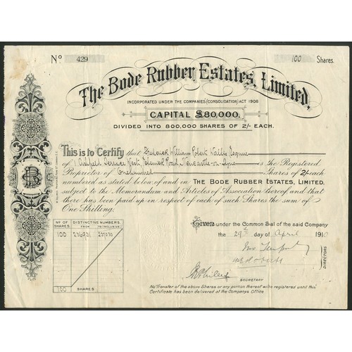 1 - A group of 5 British registered rubber companies comprising Daejan (Java) Rubber Estate Ltd., 191[0]... 