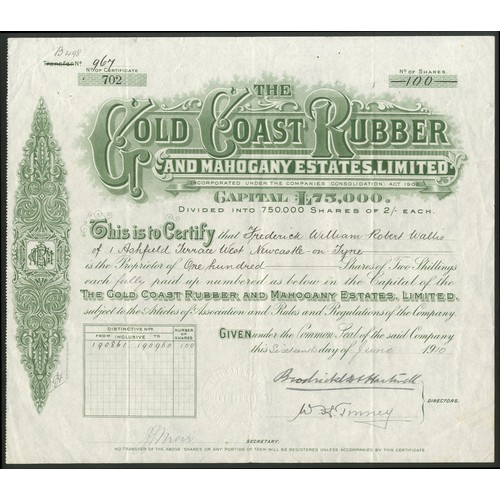 1 - A group of 5 British registered rubber companies comprising Daejan (Java) Rubber Estate Ltd., 191[0]... 