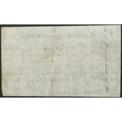 67 - Dartmouth General Bank (John Hine & Henry Holdsworth), interest bearing sight note, [1822], &pou... 