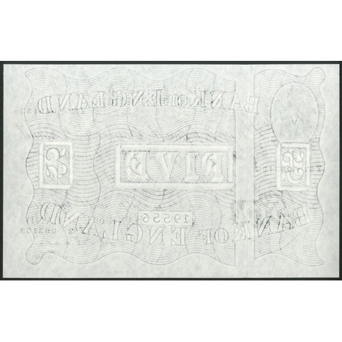33 - Bank of England, P.S.Beale, 5 pounds, 6 August 1952, #Y52 063153 (EPM B270). AUNC .... 