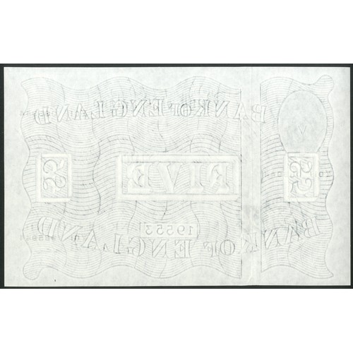 34 - Bank of England, P.S.Beale, 5 pounds, 7 June 1952, #Y01 085944 (EPM B270). AUNC .... 