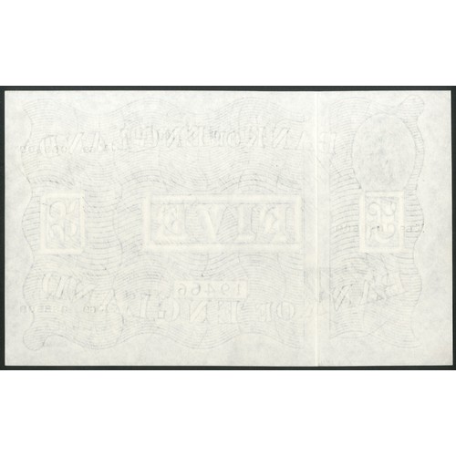 23 - Bank of England, K.O.Peppiatt, 5 pounds, 5 November 1945, #K69 088609 (EPM B255). Virtually UNC and ... 