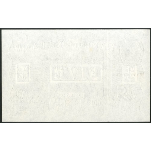 22 - Bank of England, K.O.Peppiatt, 5 pounds, 22 September 1944, #E18 035064 (EPM B255). Virtually UNC an... 