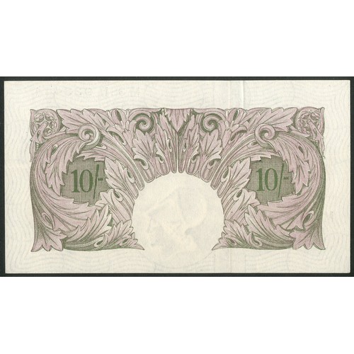 20 - Bank of England, K.O.Peppiatt, 10 shillings, (1940), emergency issue, #M38D 933444 (EPM B251). Pinho... 