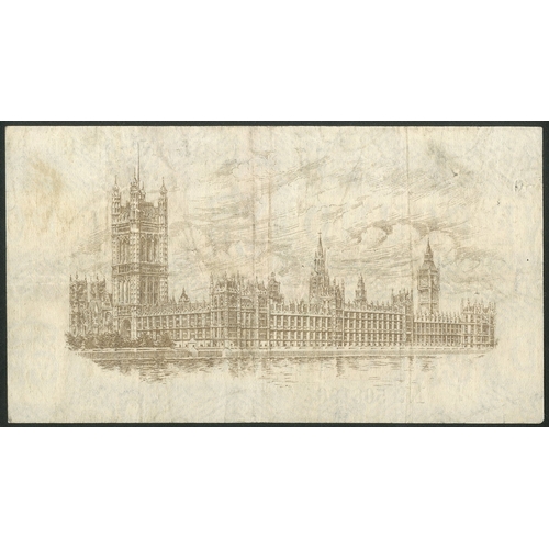 4 - Treasury, N.F. Warren-Fisher, 1 pound, [1919], first series #K/48 508196 (EPM T24). Pressed, F-VF.... 