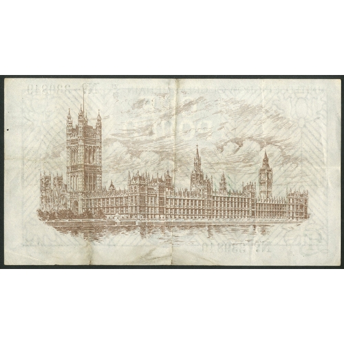 6 - Treasury, N.F. Warren-Fisher, Second issue, 1 pound, [1923], Control Note, #Z1/51 339849 (EPM T31). ... 