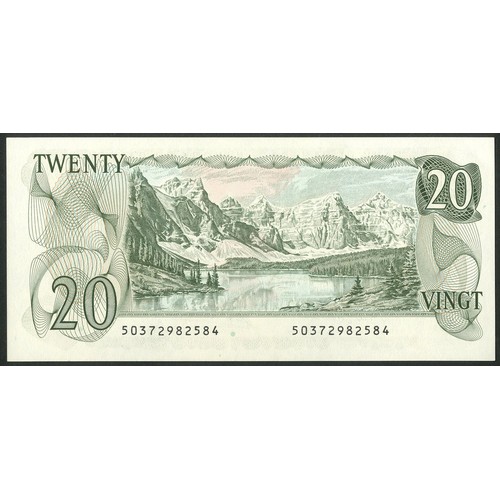 84 - Canada, Bank of Canada, $20, 1979, #50372982584 (WPM 93a), light creasing, AU.... 