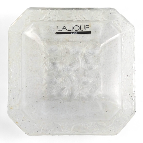 184 - A Lalique etched glass desk weight - modelled as a naiad, etched to base 9cm high, boxed, together w... 