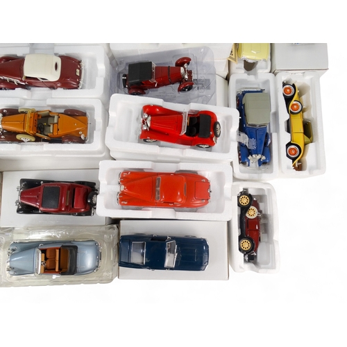 47 - Twenty three die cast collector's cars - mostly American models, boxed with certificates, together w... 