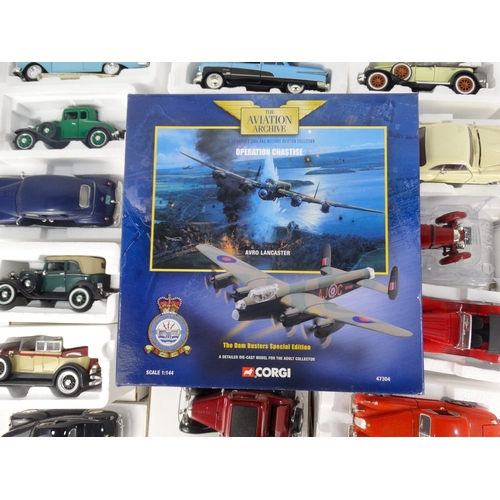 47 - Twenty three die cast collector's cars - mostly American models, boxed with certificates, together w... 