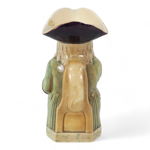 276 - A 20th century Toby jug - marked Toby Philpot to base, 21cm high, together with a Lingard teapot mod... 