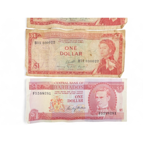 133 - Four Caribbean bank notes - various