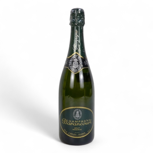 195 - A bottle of Mercier Brut champagne, boxed - together with a bottle of Barancourt Brut Reserve champa... 