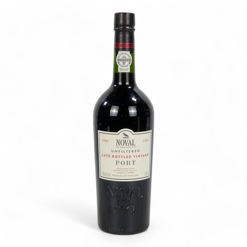 198B - A bottle of Quinta da Noval 1999 unfiltered late bottled vintage port.