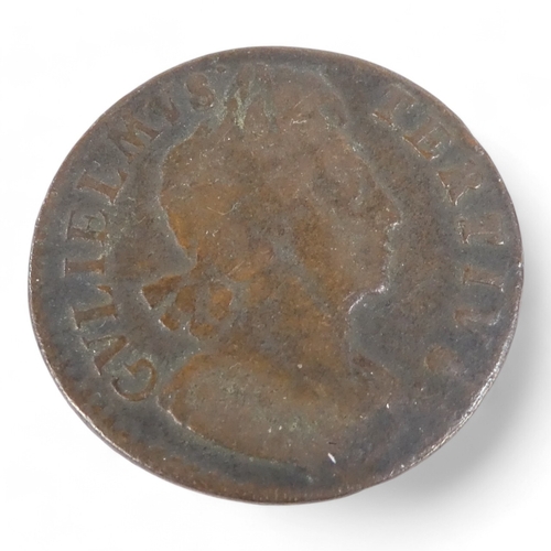 351 - A William III 1/2d, 1699.