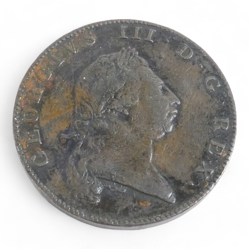 359 - A Bermuda one penny coin - 1793.