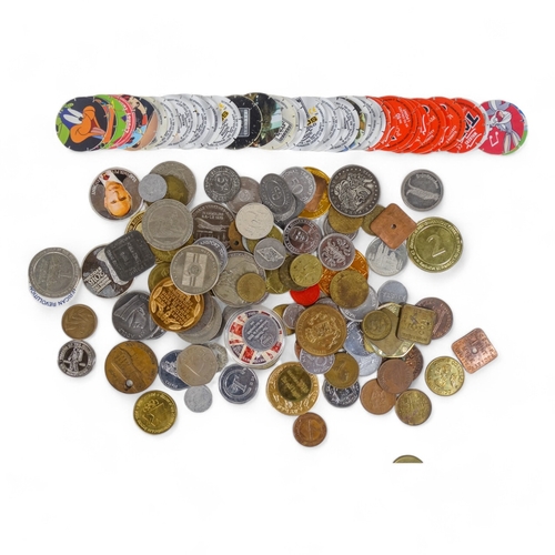 363 - A quantity of assorted medallions and tokens.