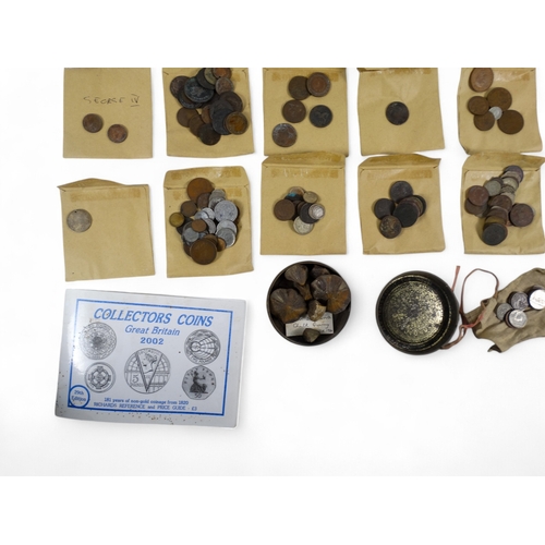 380A - A quantity of coins - UK and world, together with medals and sundry