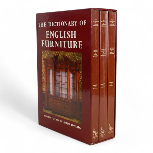 452 - EDWARDS Ralph, The Dictionary of English Furniture Antique Collectors' Club - published 1986, the th... 