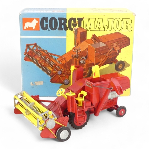 471A - A Corgi Major 1111 Massey Ferguson 780 Combine Harvester diecast model, plastic tines, boxed