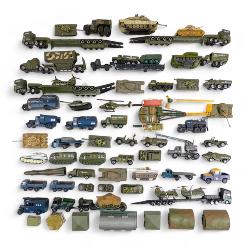 473 - Military - Diecast and Other Aircraft/Helicopters and Military Vehicles - in excess of 80 items. Com... 