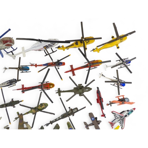 473 - Military - Diecast and Other Aircraft/Helicopters and Military Vehicles - in excess of 80 items. Com... 