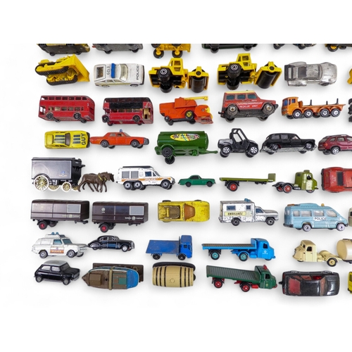 475 - Diecast Motor Vehicles including Fire Engines/Police Vehicles etc - in excess of 230 vehicles. Compr... 