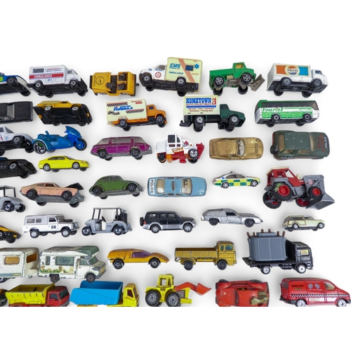 475 - Diecast Motor Vehicles including Fire Engines/Police Vehicles etc - in excess of 230 vehicles. Compr... 