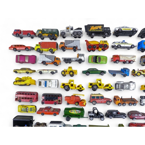 475 - Diecast Motor Vehicles including Fire Engines/Police Vehicles etc - in excess of 230 vehicles. Compr... 