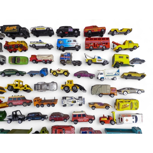 475 - Diecast Motor Vehicles including Fire Engines/Police Vehicles etc - in excess of 230 vehicles. Compr... 