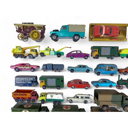 478 - Diecast Dinky, Corgi and Lesney/Matchbox - 35 in total. Comprising: Box 1 - ten Dinky military vehic... 