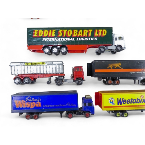 479 - Diecast Mainly Larger Scale including Coaches, Artics etc - 55 in total. Comprising three boxes cont... 