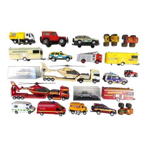 479 - Diecast Mainly Larger Scale including Coaches, Artics etc - 55 in total. Comprising three boxes cont... 