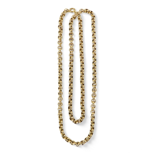 659 - A 9ct gold chain - 58cm long, 19.7g.