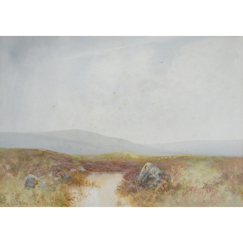 774 - Reginald Daniel SHERRIN (British 1891-1971) Dartmoor Gouache Signed lower left Framed and glazed Pic... 