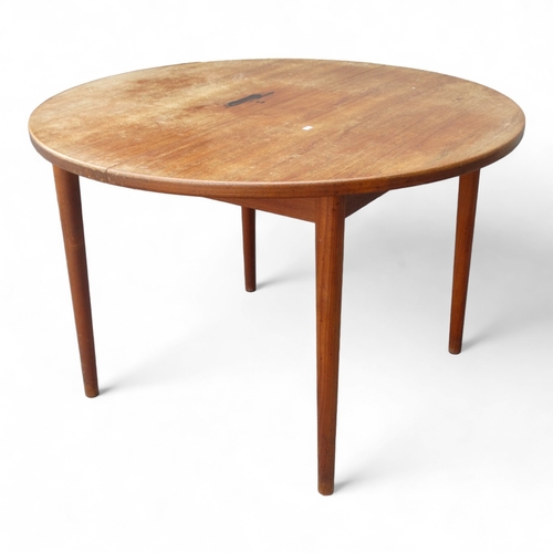 983 - A 1960's teak extending dining table attributed to Nils Jonsson for Troeds, Sweden - 'Ove' pattern, ... 