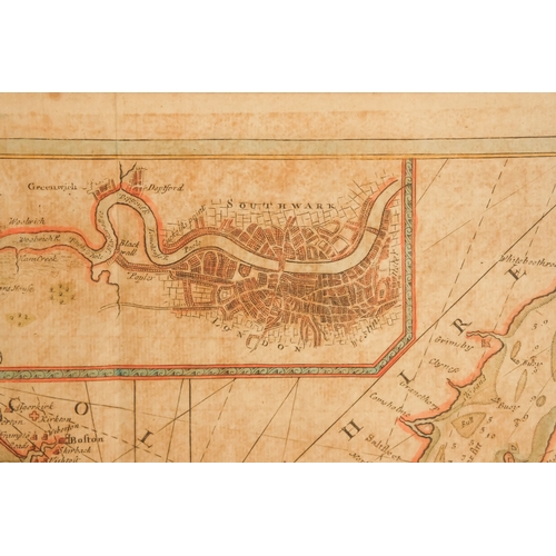 109 - An 18th century map of Norfolk and Suffolk - by Master and Wardens of the Trinity House of Deptford ... 