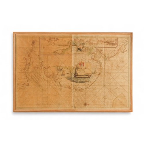 109 - An 18th century map of Norfolk and Suffolk - by Master and Wardens of the Trinity House of Deptford ... 