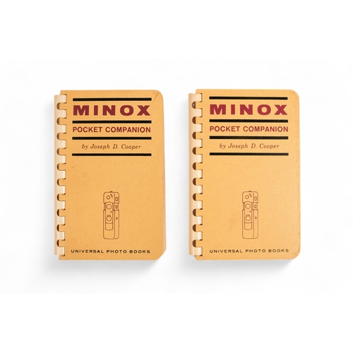 149 - COOPER Joseph D, Minox Pocket Companion - published Universal Photo Books, together with another cop... 