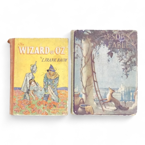 453 - BAUM Frank, The Wizard of Oz - illustrated by W.W. Denslow and H.M. Brock, pictorial front board ove... 