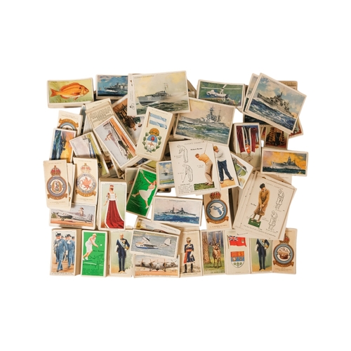 88 - A quantity of John Player cigarette cards - mostly 1930's including Naval Craft, Motor Cars, Civil A... 